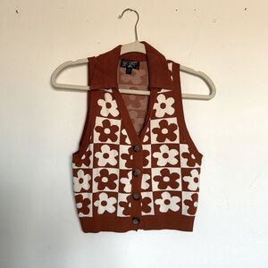 Retro Vintage Inspired Vest size Medium